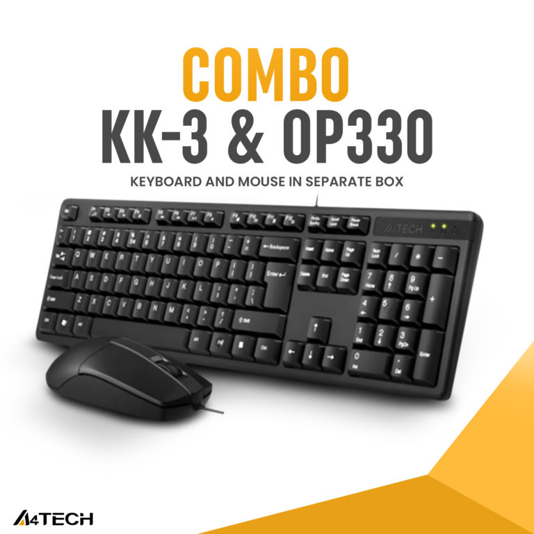 A4Tech Combo KK-3 & OP-330