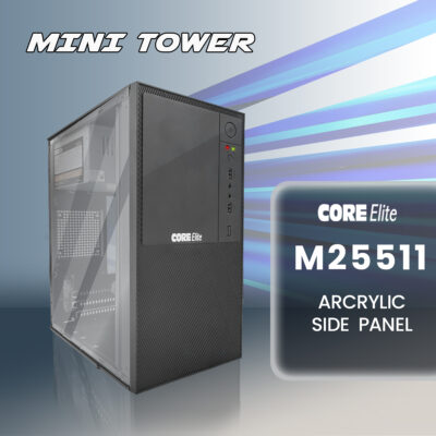 Core Elite M25511 Acrylic Glass Mini Tower Case