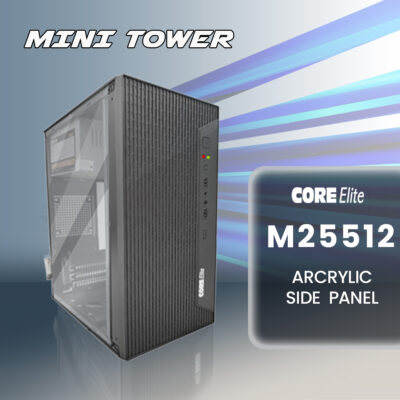 Core Elite M25512 Acrylic Glass Mini Tower Case